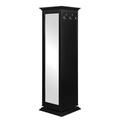 Red Barrel Studio® 20.5" Wide 4 - Shelf Storage Cabinet Wood in Black | 68 H x 20.5 W x 20.5 D in | Wayfair EC05E45F695943A5968D6509D63C2553