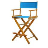 Honey Oak Frame 24-inch Counter-height Director's Chair