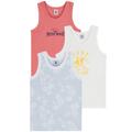 Petit Bateau - Träger-Unterhemd Small Hawai 3Er-Pack In Multico, Gr.116