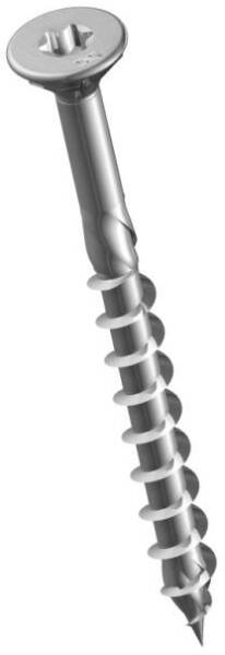 Vis de charpente à tête fraisée 6 lobes internes zingué 8 x 100 boîte de 100 ULTIMA VBFTX8X100SR