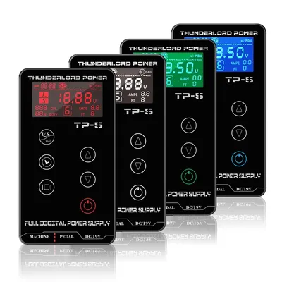 THUNDERLORD Digital Tattoo Power Supply LCD Touch Screen Dual Power Source For Tattoo Rotary Pen
