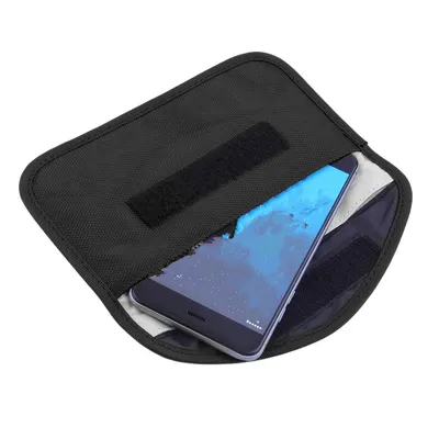 Mobile Phone RF Signal Blocker/Jammer Anti-Radiation Shield Case Bag For Keyless Car Keys Radiation