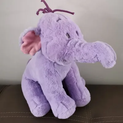 BEAST KINGDOM Disney plush toys 26cm Pooh Friends Lumpy Heffalump Doll Cute Stuffed Animals Purple