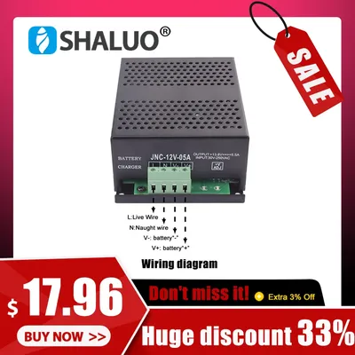 Hot Sale 5A Auto Intelligent Battery Charger Module Power Diesel Generator Float Charger Sale