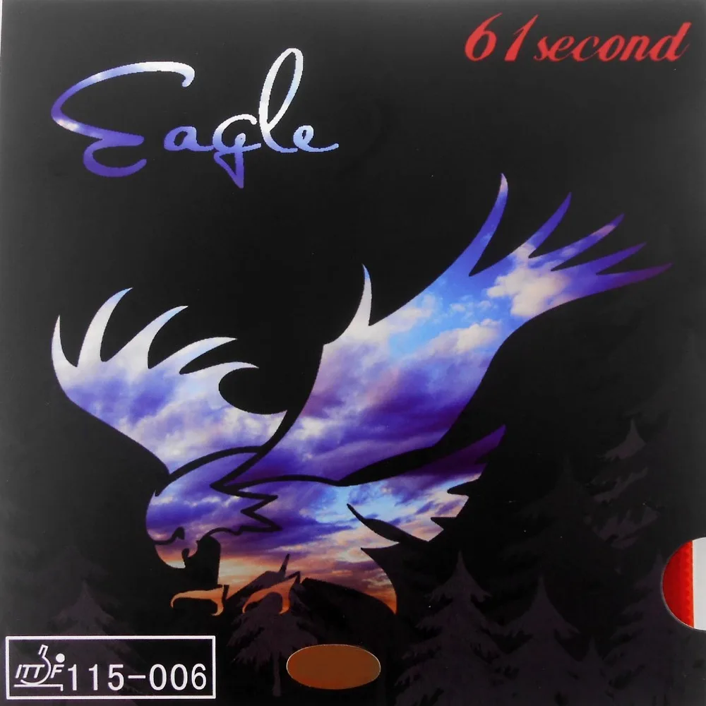 61second Eagle Pips in Table Tennis PingPong Rubber with Sponge