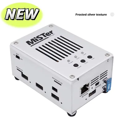 Newest Metal Cases for Mister FPGA Kit Silver Black Suit for New Mister USB Hub gaming accessories