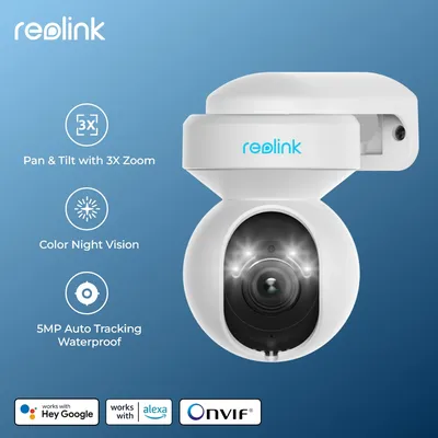 Reolink E Series 5MP WiFi Camera Pan&Tilt 3X Zoom IP Camera Smart AI Detection Auto Tracking Two-Way