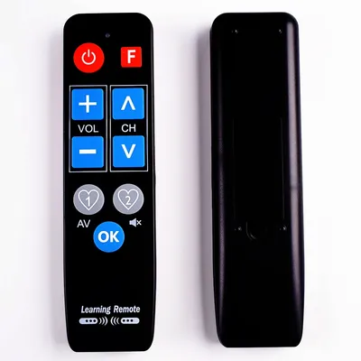 IR Learn Universal Remote Control for TV-BOX DVD STB VCR HIFI TV Heater , 9 Big buttons Learning