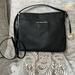 Michael Kors Bags | Michael Kors Bedford Ns Crossbody File Messenger Leather Black 35h9gbfc1l | Color: Black | Size: 10 1/2in X 9in