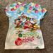 Disney Shirts & Tops | Euc Childs Small (6) Holiday Cheer Christmas Shirt Disney Parks Fab 5 | Color: Blue/White | Size: Sg