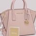Michael Kors Bags | Michael Kors Avril Small Leather Top-Zip Satchel Powder Blush Color | Color: Gold/Pink | Size: Small
