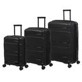 it luggage Momentous 3-teiliges Hardside 8 Räder erweiterbares Spinner Set, schwarz, 3 Pc Set, It Momentous 3-teiliges Hartschalen-Rollenset mit 8 Rädern, erweiterbar