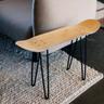 Banc Skate en bois Natural L81 cm H47 cm