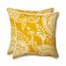 Pillow Perfect Outdoor/ Indoor Addie Egg Yolk 18.5-inch Throw Pillow (Set of 2)