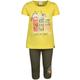 Boboli - T-Shirt Bottles Mit Leggings In Gelb/Kiwi, Gr.110