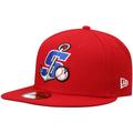 Men's New Era Red Stockton Ports Authentic Collection Team Home 59FIFTY Fitted Hat