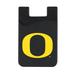 Black Oregon Ducks Top Loading Faux Leather Phone Wallet Sleeve