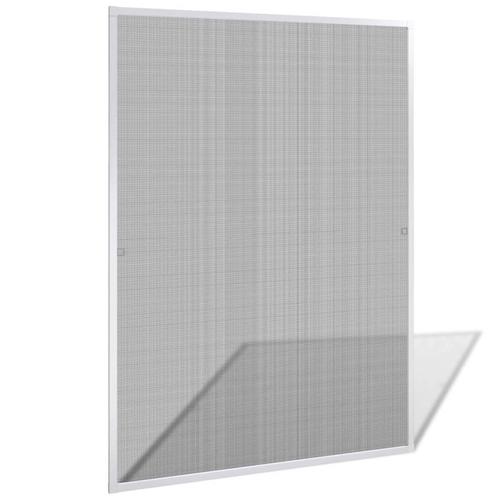 vidaXL Insektengitter für Fenster 120 x 140 cm weiß