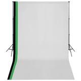vidaXL Fotostudio Set 3 Baumwoll...