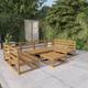 vidaXL 7-tlg. Garten-Lounge-Set Massivholz Kiefer