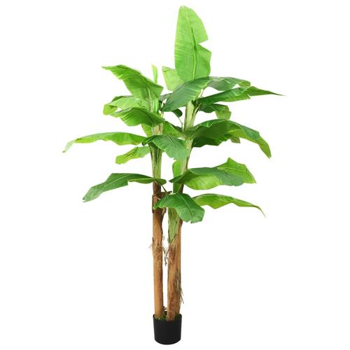 vidaXL Künstlicher Bananenbaum mit Topf 300 cm Grün