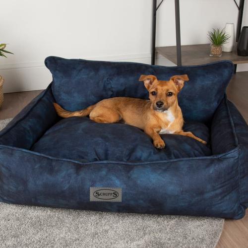 Scruffs & Tramps Hundebett Kensington Größe L 90x70 cm Marineblau