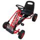 vidaXL Go Kart Rot 96 x 60 x 56 cm