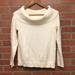 Anthropologie Sweaters | Anthropologie Women’s Size Small Sweater Cowl Neck Long Sleeve Top | Color: White | Size: S