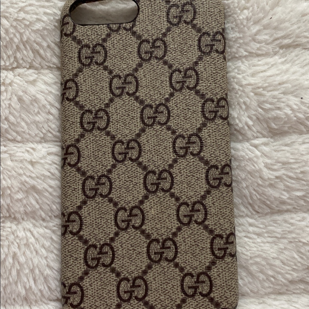 Gucci Cell Phones & Accessories | Gucci I Phone 6 Plus Phone Case. Used A Handful Of Times. | Color: Brown | Size: Os