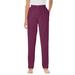 Plus Size Women's 7-Day Straight-Leg Jean by Woman Within in Deep Claret (Size 24 T) Pant