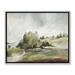 Birch Lane™ Green Country Road by Allison Pearce - Floater Frame Print on Canvas in Brown/Gray/Green | 17.5 H x 21.5 W x 2 D in | Wayfair