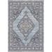 Blue/White 89 x 24 x 0.4 in Area Rug - Dynamic Rugs JAZZ 6792-580 BLUE/BEIGE Polyester | 89 H x 24 W x 0.4 D in | Wayfair JZ286792580