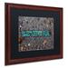 Trademark Fine Art 'The Triathlete II' Framed Graphic Art on Canvas Canvas, Wood | 16 H x 20 W in | Wayfair ND0130-W1620BMF