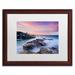 Trademark Fine Art 'Dawn Glory' by Michael Blanchette Framed Photographic Print Canvas | 18.75 H x 22.75 W x 0.75 D in | Wayfair ALI3922-W1620MF