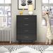 Child Craft Tremont 4-Drawer Chest Wood in Black | 13 H x 23 W x 41 D in | Wayfair F04502.89