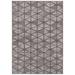 Gray 91 x 63 x 0.43 in Area Rug - Corrigan Studio® Isah Geometric Machine Woven Area Rug | 91 H x 63 W x 0.43 D in | Wayfair
