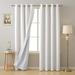 Eider & Ivory™ Penwortham Solid Blackout Thermal Curtain Panels Polyester in White/Brown | 54 H in | Wayfair 0C95C8FB67114C9EB937EC3CDADD3CD5