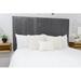 Rosalind Wheeler Leaner Style Panel Headboards Solid Wood Weathered Finish Wood in Gray/White | King | Wayfair 4C1923B267554ADDB12CDBE88B66E31A