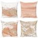 Orren Ellis Moncalieri Abstract Throw Pillow Cover Microfiber in Brown | 16 H x 16 W x 1 D in | Wayfair E3ABB911BB9244648DE9A50526B191DC