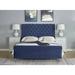 Collinsworth Tufted Low Profile Sleigh Bed