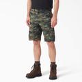 Dickies Men's Flex Cooling Regular Fit Cargo Shorts, 11" - Hunter Green Camo Size 32 (SR607)