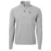 Men's Cutter & Buck Silver Albany State Golden Rams Adapt Eco Knit Hybrid Recycled Quarter-Zip Pullover Top