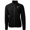 Men's Cutter & Buck Black MTSU Blue Raiders Team Logo Cascade Eco Sherpa Fleece Full-Zip Jacket