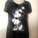 Disney Tops | Disney Minnie Mouse Graphic Tee Shirt Junior Size | Color: Black | Size: Various