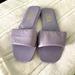 Zara Shoes | Lavender Zara Padded Sandals | Color: Purple | Size: 6