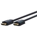 Clicktronic Ultra High Speed HDMI 2.1 Kabel mit Ethernet - 48 Gbps 8K / 4K 120Hz HDMI Kabel PS5 mit eARC, Dynamic HDR, VRR, 3D, Dolby Vision, Perfekt für XBOX, HDTV, Heimkino, Soundbar 50cm