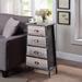 4D Concepts Accent Chest, Metal in Gray | 31.1 H x 18.1 W x 9.8 D in | Wayfair 683019