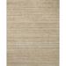 White 102 x 66 x 0.38 in Area Rug - Loloi Rugs Jamie Abstract Hand-Loomed Area Rug in Brown/Sand /Jute & Sisal | 102 H x 66 W x 0.38 D in | Wayfair