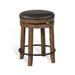 Williston Forge Avalyn Swivel Bar & Counter Stool Wood/Upholstered/Leather in Brown | 30 H in | Wayfair E7124FBECD524591A2D25D58BAAD245C