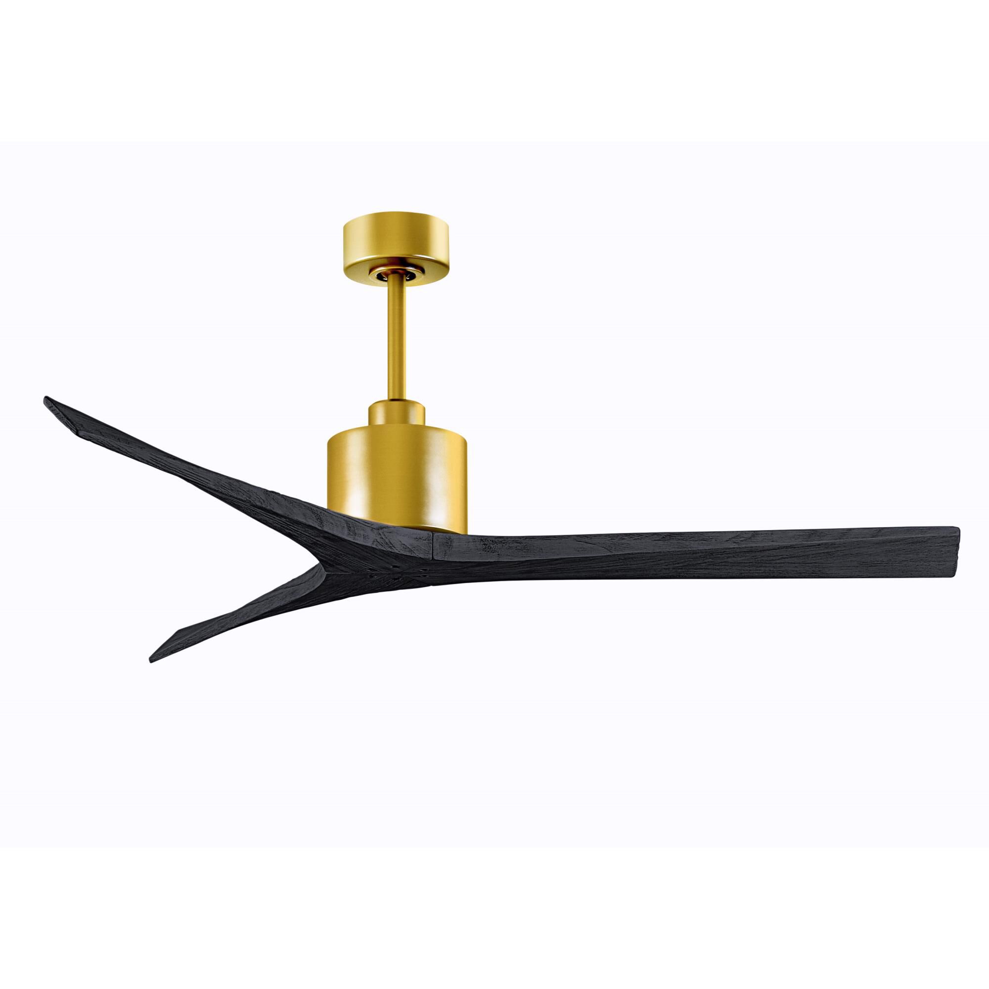 Matthews Fan Company Mollywood 60 Inch Ceiling Fan - MW-BRBR-BK-60
